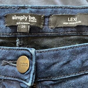 Simply Be Lexi Denim Jeans US22